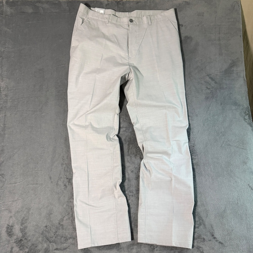 Ashworth Golfâ Pants Mens 38 Medium Grey Micro Check AM6153S6 NWT New